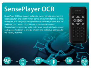 Meet the all-new Sense Player OCR
